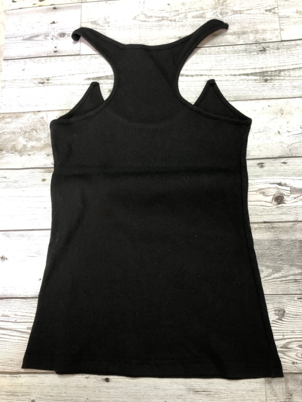 Y/Project Black Ribbed Tank with Racerback Detail - Picture 3 of 6